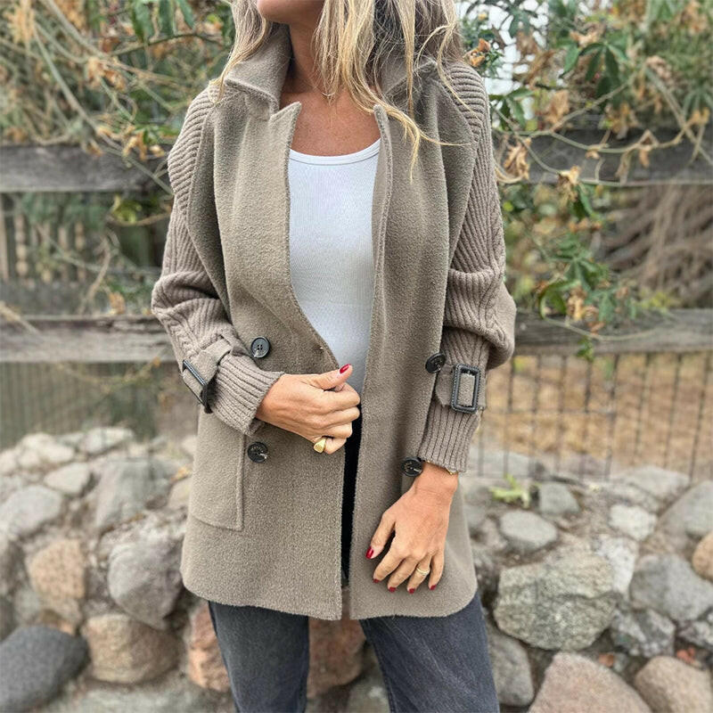 Margot Biarritz - Manteau mi-long à double boutonnage