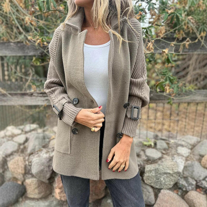 Margot Biarritz - Manteau mi-long à double boutonnage