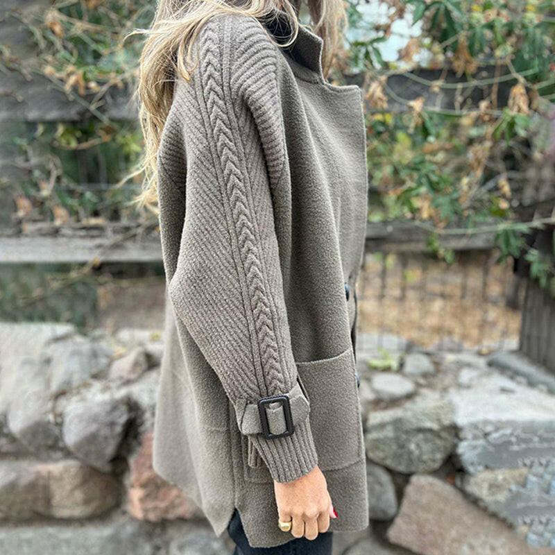 Margot Biarritz - Manteau mi-long à double boutonnage