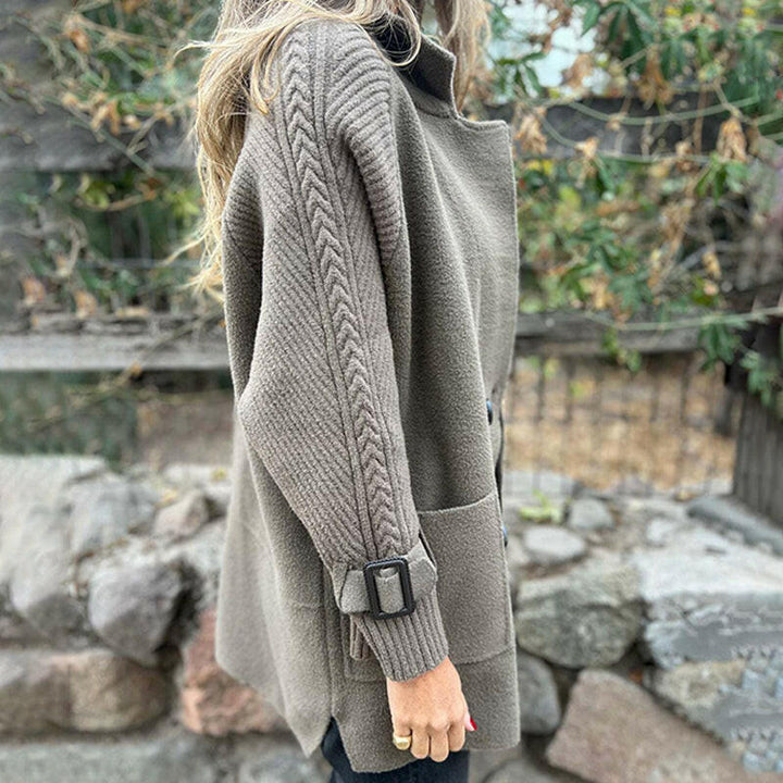 Margot Biarritz - Manteau mi-long à double boutonnage