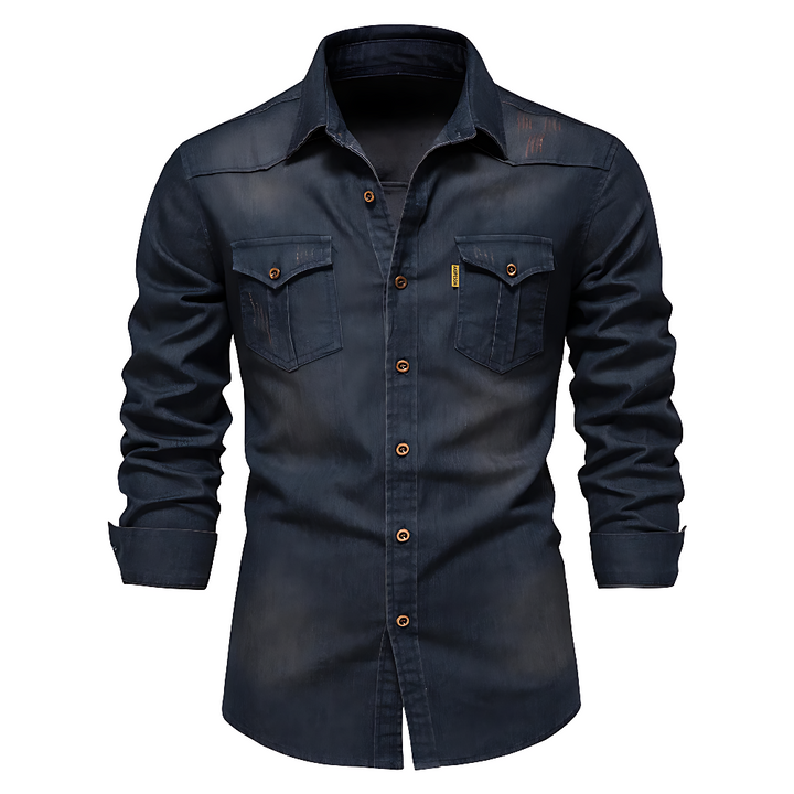 Margot Biarritz - Chemise en denim pour homme