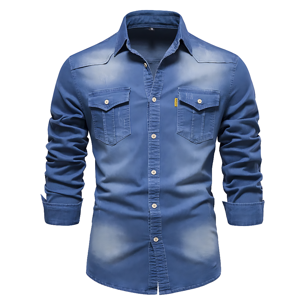 Margot Biarritz - Chemise en denim pour homme