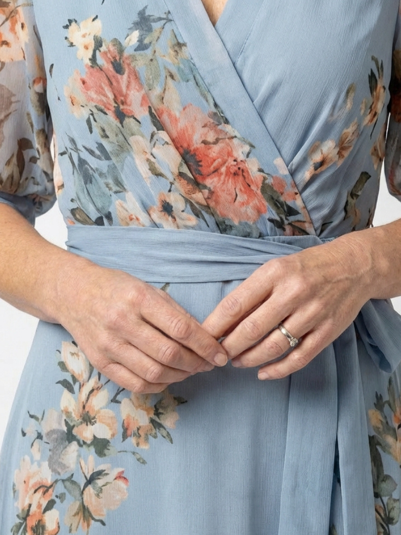 Margot Biarritz - Robe Maxi Enveloppe Elowen