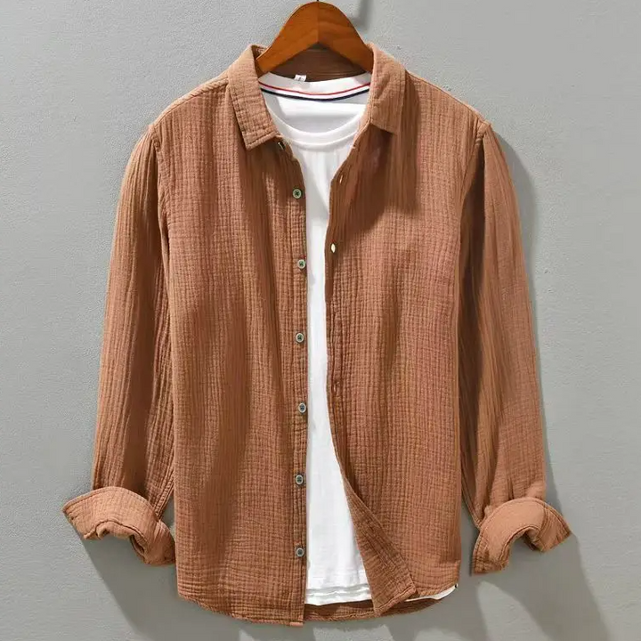 Margot Biarritz - Chemise élégante en coton doux comme de la soie