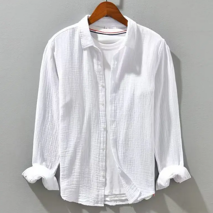 Margot Biarritz - Chemise élégante en coton doux comme de la soie