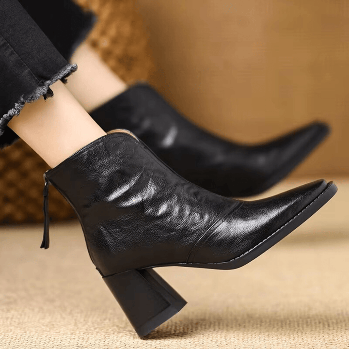 Margot Biarritz - Bottines Élégantes à Talon Moyen