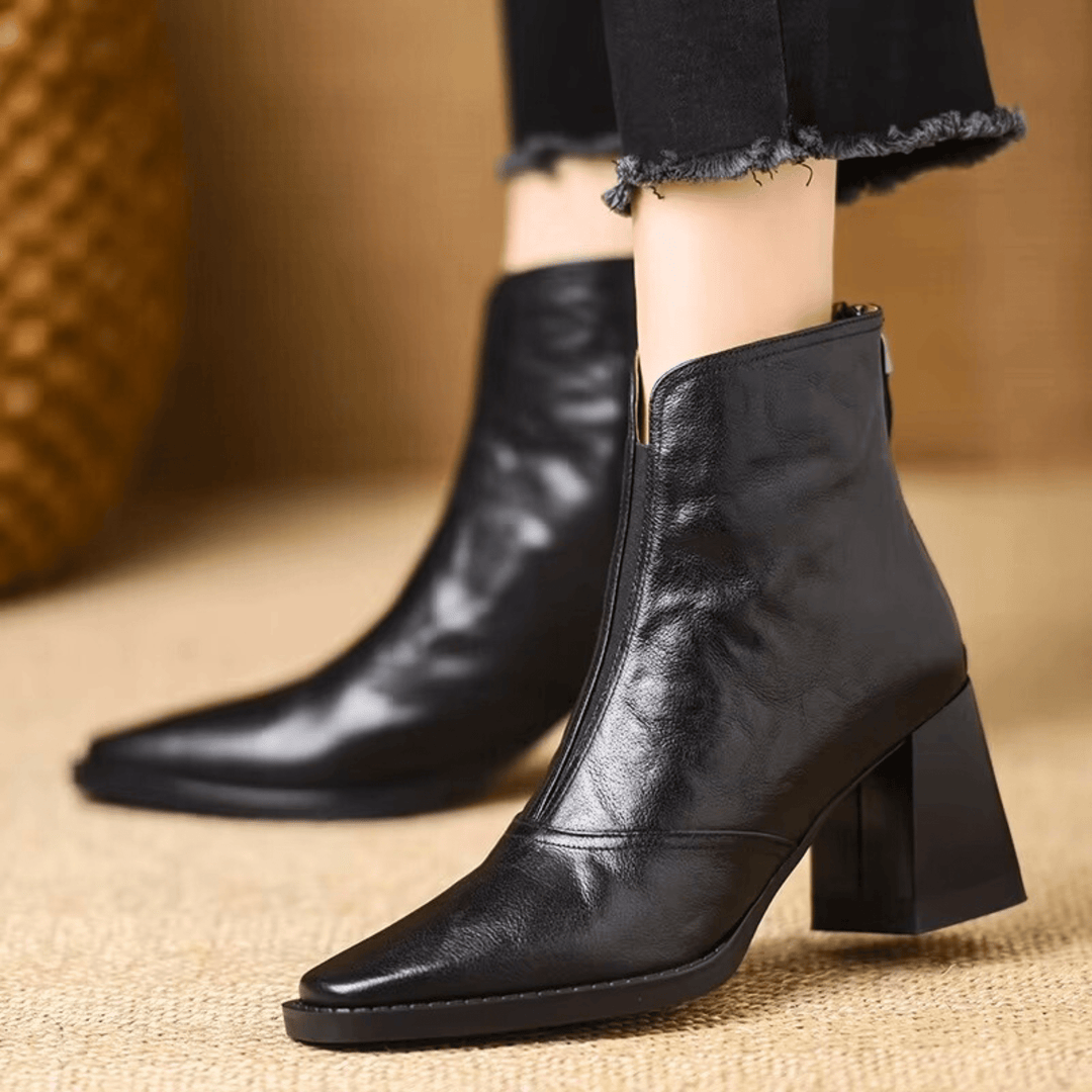 Margot Biarritz - Bottines Élégantes à Talon Moyen