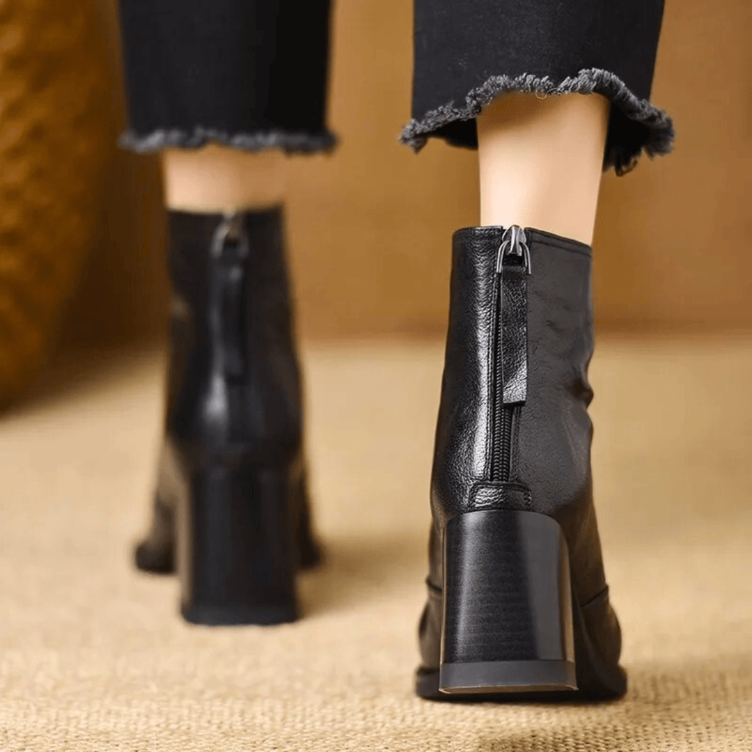 Margot Biarritz - Bottines Élégantes à Talon Moyen