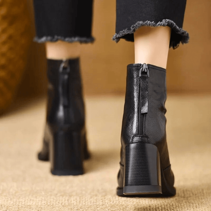 Margot Biarritz - Bottines Élégantes à Talon Moyen