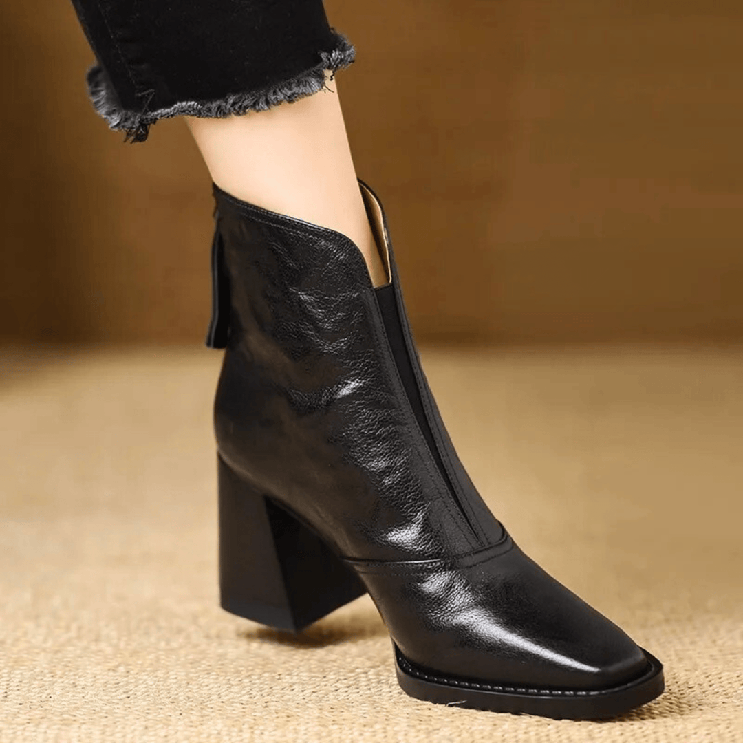 Margot Biarritz - Bottines Élégantes à Talon Moyen