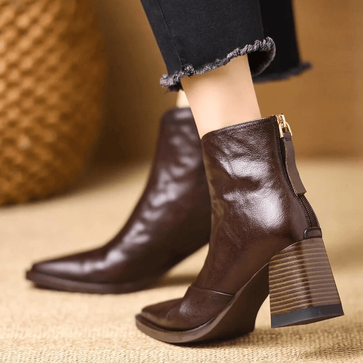Margot Biarritz - Bottines Élégantes à Talon Moyen