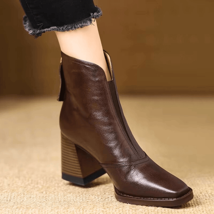 Margot Biarritz - Bottines Élégantes à Talon Moyen
