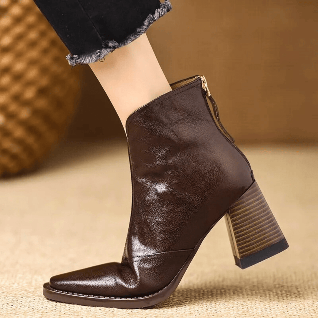 Margot Biarritz - Bottines Élégantes à Talon Moyen