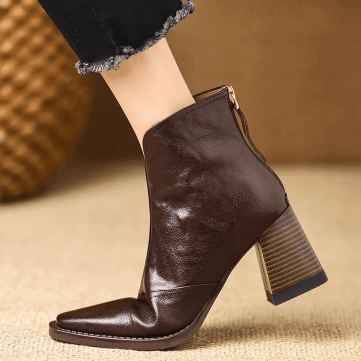 Margot Biarritz - Bottines Élégantes à Talon Moyen