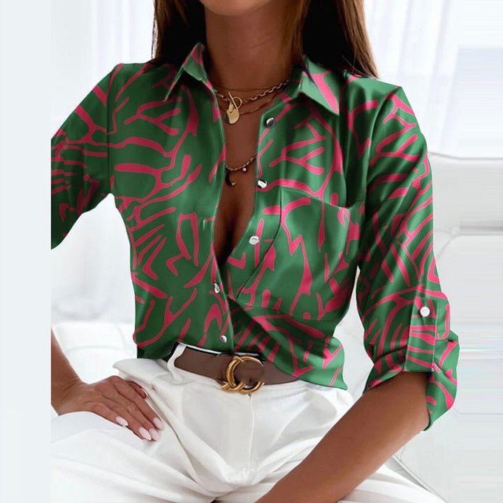Margot Biarritz - Blouse Élégante avec Col Emmy