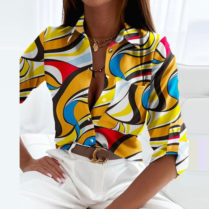 Margot Biarritz - Blouse Élégante avec Col Emmy