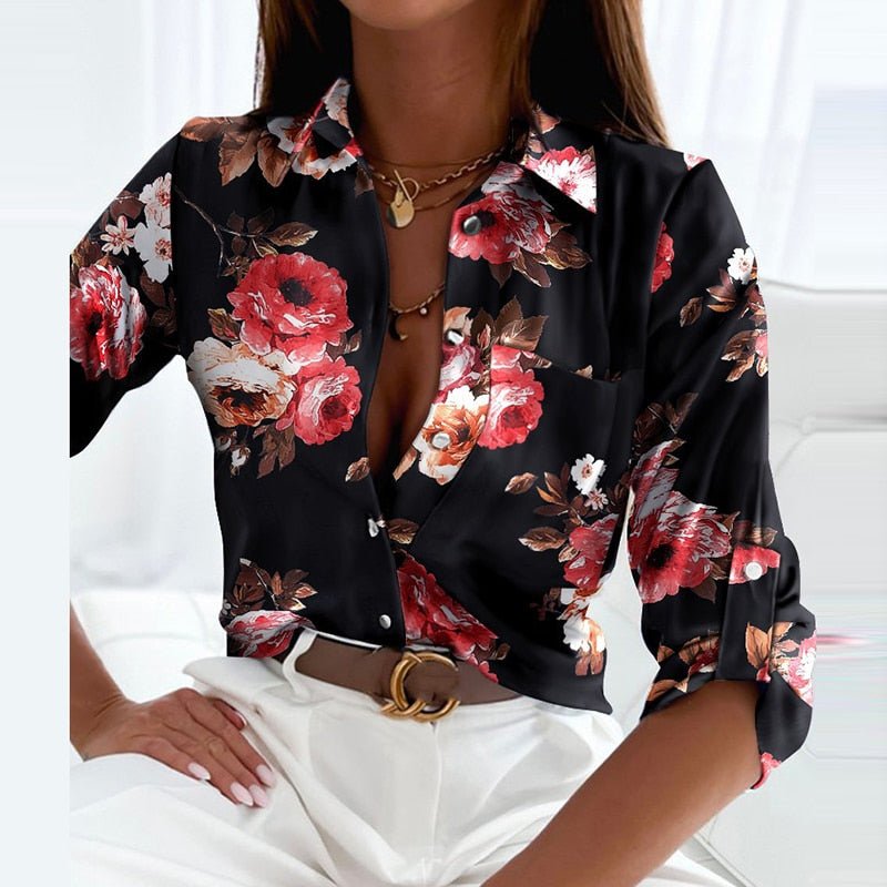 Margot Biarritz - Blouse Élégante avec Col Emmy