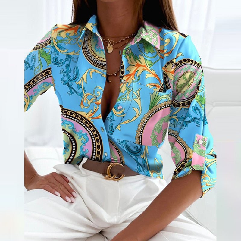 Margot Biarritz - Blouse Élégante avec Col Emmy